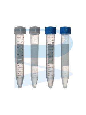 Centrifuge Tube PP 15ml, w/ Grey/Blue Cap, w/ Graduation, HmbG
