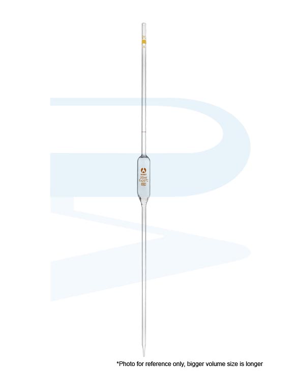 G1765_Pipette-Volumetric-20ml-Class-A-Bomex Volumetric Pipette, Class A, Colour-Coded, BOMEX/CN