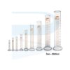 Measuring Cylinder, Amber Scale, Round Base, HmbG