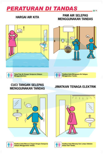 Peraturan Di Tandas (set of 2) - Progressive Scientific Sdn. Bhd.