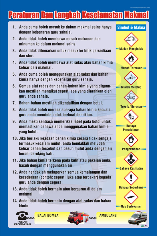 Peraturan Dan Langkah Keselamatan Makmal - Progressive Scientific Sdn. Bhd.