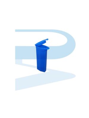 Slide Mailer, 2 slides, vertical type, blue, flip-top lid, PP