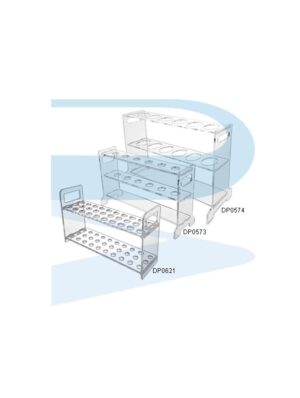 Test Tube Rack, Acrylic, for tube Ø13/Ø16/Ø43mm
