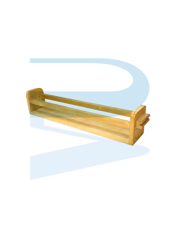Dropping Bottle Rack, Single Row (9 x 60ml), Wooden