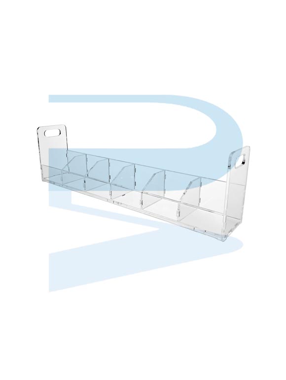 Reagent Bottle Rack, Single (6 x 250ml), Acrylic