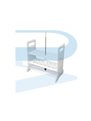 Hydrometer Rack, Acrylic, 12 holes x Ø17mm