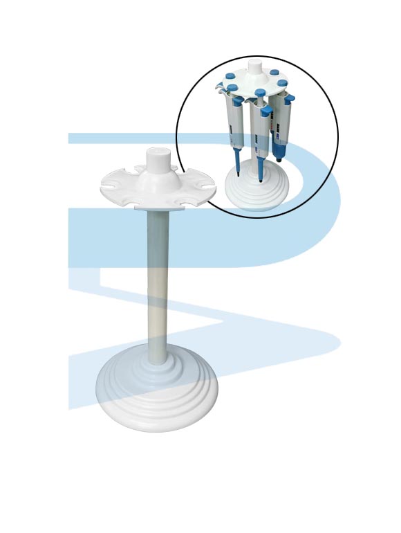 A4878_Rack-Pipettor-6places-round-ABS Rack Pipettor 6 places round type, ABS