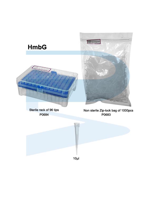 Group_P0683_P0684_Pipette-tips-10ul-HmbG Pipette tips, Good Quality (GQ), HmbG