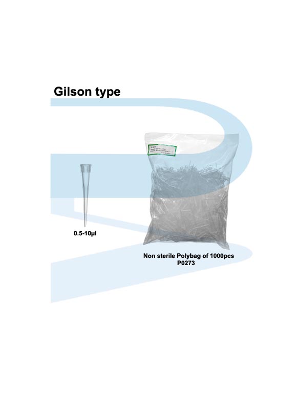 Pipette tips, Gilson type