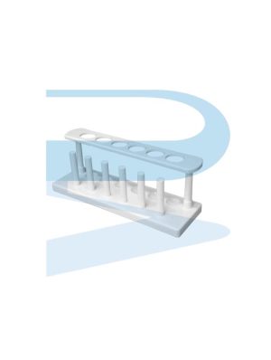 P0784_Rack-Boiling-Tube-6place-Plastic Test Tube Rack, Plastic, Ø26.5mm x 6 holes, for Boiling Tube