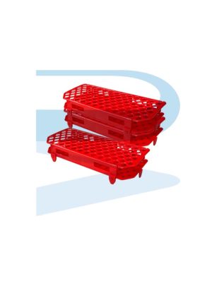 P0788_Rack-Centrifuge-Tube-100places(red)-PP Micro Centrifuge Tube Rack, PP, 100 places, for 1.5ml tubes, red